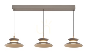 Závesné svietidlo GUBBIO Straight Trio, farba Cashmere, 7060-313 Aviano small 3