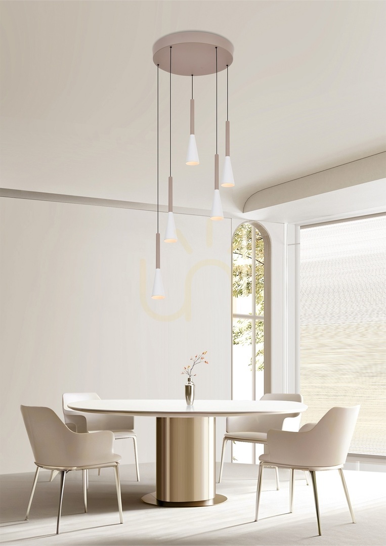 TROMPTO "Piątka" Round Cashmere Pendant Light 5050-524 Aviano