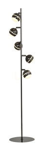 Stojaca lampa BIARRITZ „Five“, čierny chróm, 3047-505, Aviano small 1
