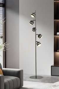 Stojaca lampa BIARRITZ „Five“, čierny chróm, 3047-505, Aviano small 0