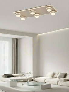 BIARRITZ Obdĺžnikové stropné svietidlo, farba Cashmere, 9047-713 Aviano small 3