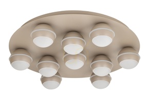 BIARRITZ Okrúhle LED stropné svietidlo, farba Cashmere, 9047-1013, Aviano small 2
