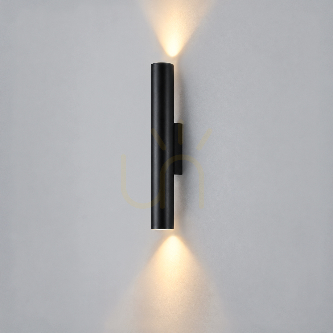 Black Lavre LED-vägglampa för utomhusbruk