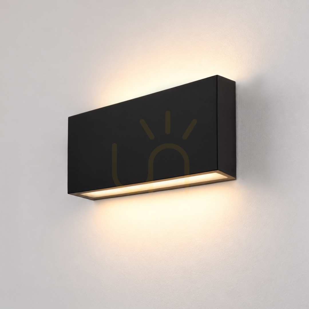 Modern Moura LED-vägglampa för utomhusbruk med två lampor
