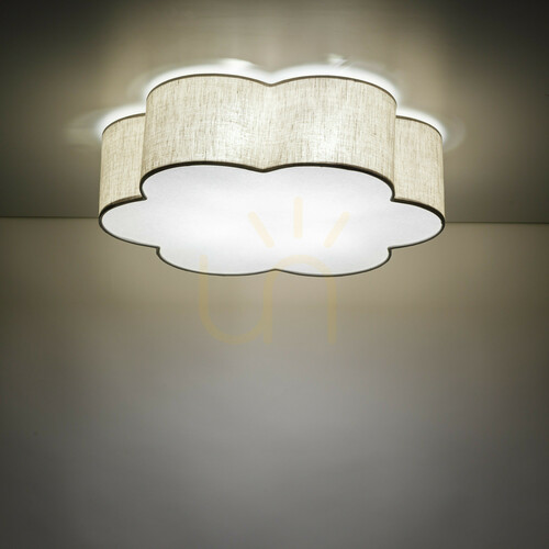 Skontrolujte Stropné svietidlo TK-Lighting CAPRI LEN 10746, béžové, 49 cm, 4×E27