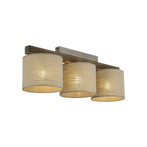 Stropné svietidlo Viga Shade z orechového dreva, 3 x E27 small 3