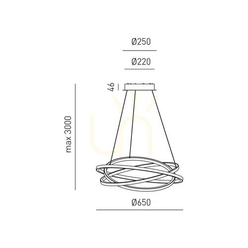 Skontrolujte Závesné svietidlo ATIA S/P FATSB1 White Gea Luce