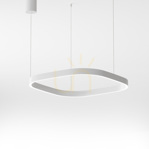 Skontrolujte CRISEIDE S/1P Q FCRSB8Q Biela závesná lampa Gea Luce