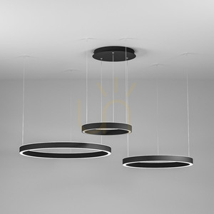 Závesné svietidlo CRISEIDE S/3D FCRSN6 Black Gea Luce small 0
