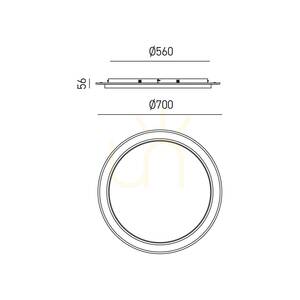 Stropné svietidlo FDHPB3 od spoločnosti Gea Luce small 1