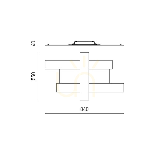 Skontrolujte Stropné svietidlo DOHA P/M FDOPB2, biele, Gea Luce