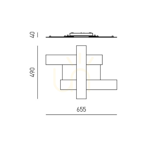 Skontrolujte Stropné svietidlo DOHA P/P FDOPB1, biele, Gea Luce