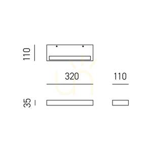GAP523 Nástenná svietidlo Gea Luce small 1