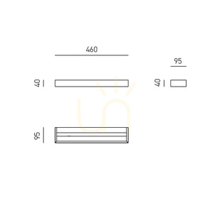 Nástenné svietidlo GAP552 White od Gea Luce small 1