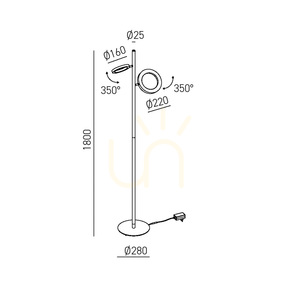 GPIA32 Gea Luce – stojaca lampa small 1