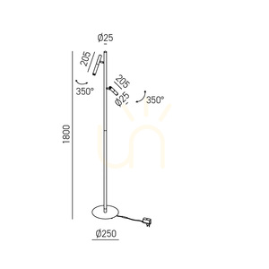 GPIA40 Gea Luce – stojaca lampa small 1