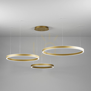 Závesné svietidlo CRISEIDE SS/3D FCRSO12, matná zlatá, Gea Luce small 0