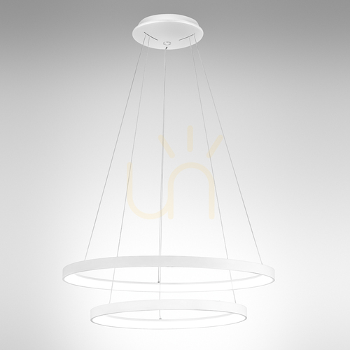Skontrolujte KRIZIA S/2 3000K FKRSB4 Biela závesná lampa Gea Luce