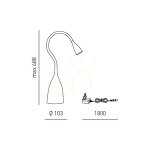 GLS023 Stolná lampa Gea Luce small 1