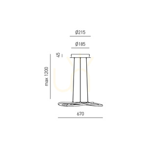 Závesné svietidlo FYASC2 Gea Luce small 1