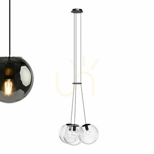Závesné svietidlo s.luce Orb Cluster, číre sklo, 3× E27, Ø 20 cm small 13