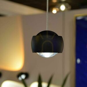 LED závesné svietidlo s.luce Beam, čierne, 5 svetiel, 120 cm, 40 W, stmievateľné small 5