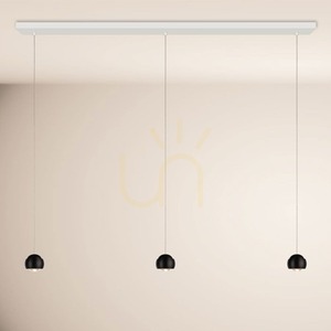 LED závesné svietidlo s.luce Beam, čierne, 160 cm, 3 svetlá, 24 W, 3000 K, stmievateľné 3 LED závesné svietidlo s.luce Beam, čierne, 160 cm, 3 svetlá, 24 W, 3000 K, stmievateľné small 3