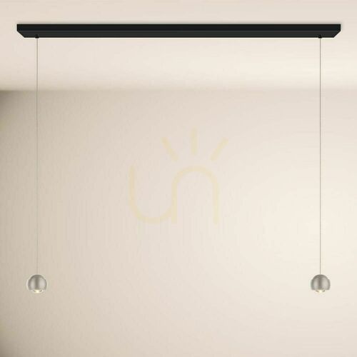 Skontrolujte LED závesné svietidlo s.luce Beam 160 cm, strieborné, 16 W, 3000 K, stmievateľné