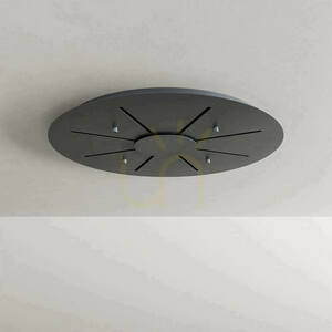 Závesný luster s.luce Belluna, 12× E27, dymové sklo small 0