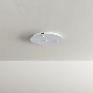 Závesné svietidlo s.luce Echos, 3× E27, priehľadné sklo, Ø 25 cm small 1