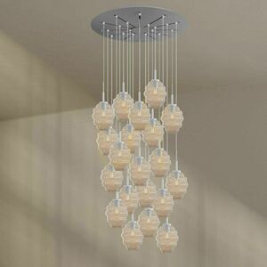 Závesný luster s.luce Echos, 20 svetiel E27, číre sklo, Ø 120 cm 8 Závesný luster s.luce Echos, 20 svetiel E27, číre sklo, Ø 120 cm small 8