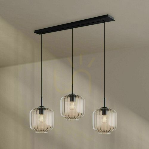 Skontrolujte Závesné svietidlo s.luce Velo, 3× E27, číre sklo, Ø 20 cm