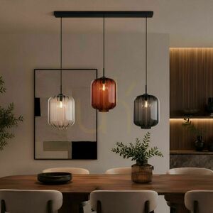 Závesné svietidlo s.luce Velo, 3× E27, viacfarebné sklo, Ø 25 cm small 0