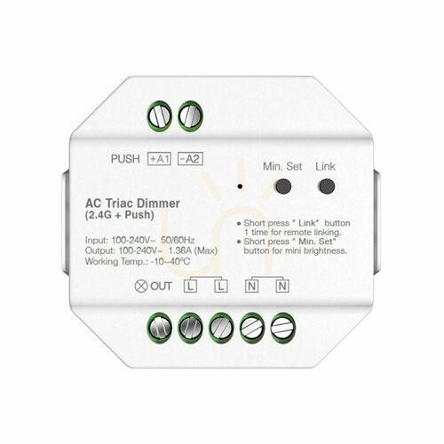Skontrolujte Stmievacia súprava s.luce Smart-Dim-Set 230 V s diaľkovým ovládaním, čierna