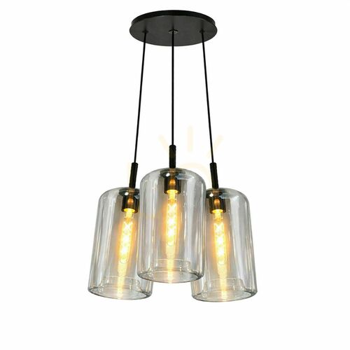 Skontrolujte Závesné svietidlo s.luce Cruet Cluster, číre sklo, 3× E27