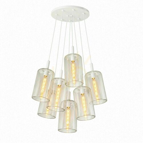 Skontrolujte Sklenené závesné svietidlo s.luce Cruet Cluster, číre, 7 × E27