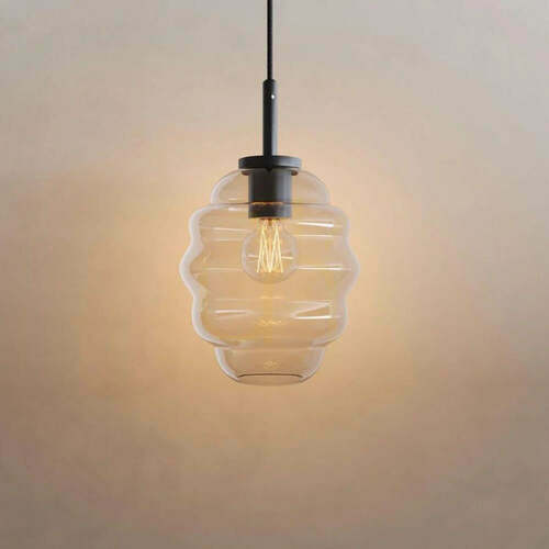 Skontrolujte Sklenené závesné svietidlo s.luce Echos Cluster, priehľadné, 3× E27, tienidlá Ø 18 cm