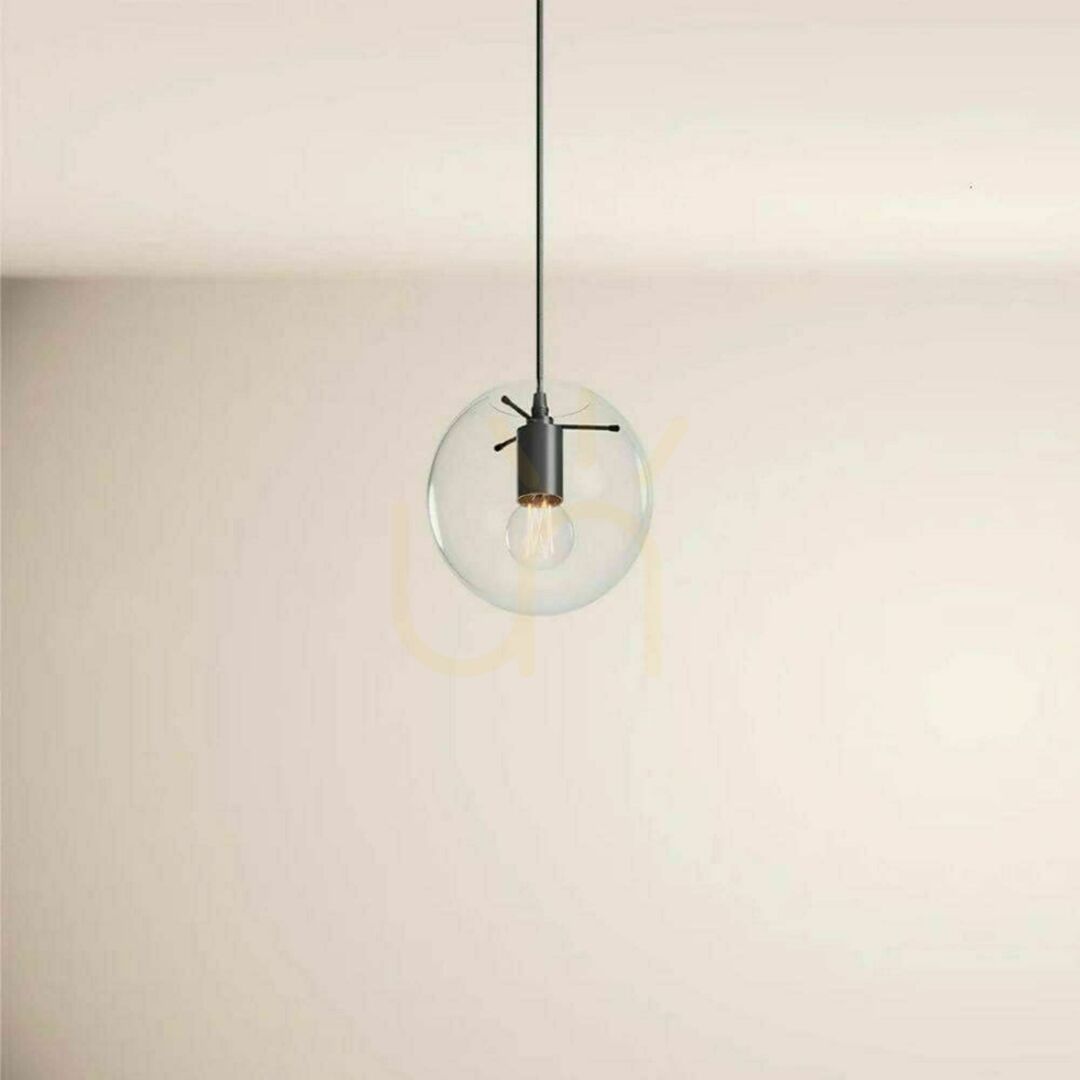 vyhliadka Závesné svietidlo s.luce Orb Cluster, 7 × E27, číre sklo, Ø 20 cm Závesné svietidlo s.luce Orb Cluster, 7 × E27, číre sklo, Ø 20 cm