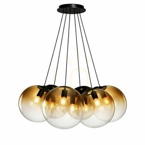 Závesné svietidlo s.luce Orb Cluster, 7 × E27, číre sklo, Ø 20 cm 6 Závesné svietidlo s.luce Orb Cluster, 7 × E27, číre sklo, Ø 20 cm small 6