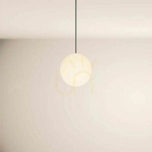 Závesné svietidlo s.luce Orb Cluster, biele sklenené, 7× E27, Ø 20 cm small 10