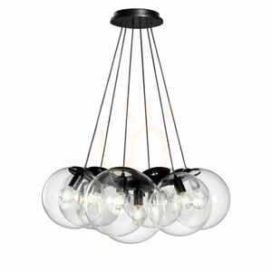 Závesné svietidlo s.luce Orb Cluster, biele sklenené, 7× E27, Ø 20 cm small 2
