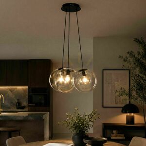Závesné svietidlo s.luce Orb Cluster, číre sklo, 3× E27, 3× Ø 30 cm 2 Závesné svietidlo s.luce Orb Cluster, číre sklo, 3× E27, 3× Ø 30 cm small 2