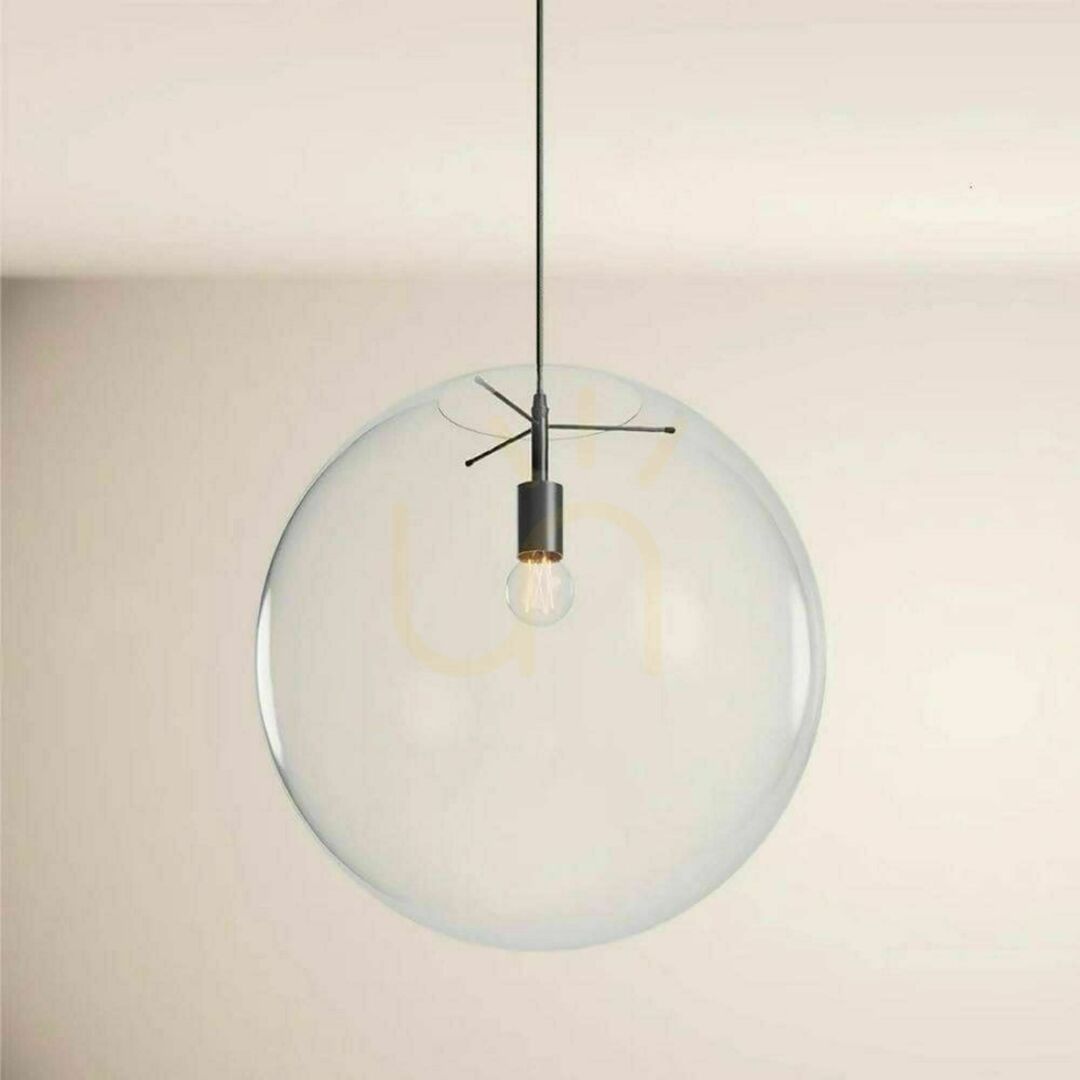 Náhľad Závesné svietidlo s.luce Orb, medené, sklenené, 3× E27, Ø 50 cm Závesné svietidlo s.luce Orb, medené, sklenené, 3× E27, Ø 50 cm