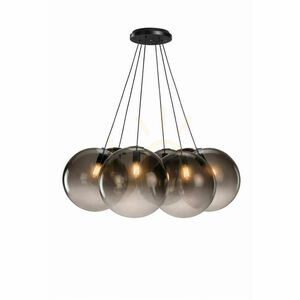 Závesné svietidlo s.luce Orb, 7× E27, priehľadné sklo, Ø 50 cm small 6