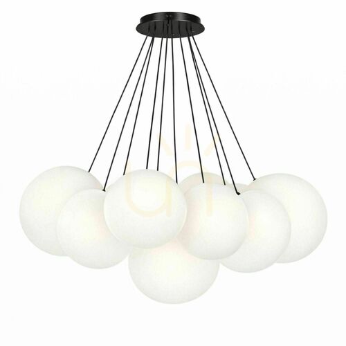 Skontrolujte Závesný luster s.luce Orb, biely sklenený, 13 × E27, Ø 30 cm