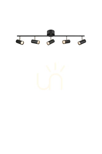 Skontrolujte Plafond Markslojd Barcelona 5x12W čierny kovový 109 cm 107351