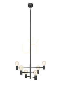 Závesné svietidlo Markslojd Capital 6 Black Matte 107281 small 0