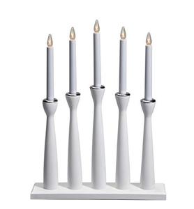 Drevený svietnik Markslojd MÅSESKÄR biely 5 svetiel 49 cm 702229 small 1