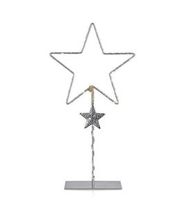 Stolná dekorácia Markslojd VIKHEM sivé hviezdy kov 44 cm 703805 small 1
