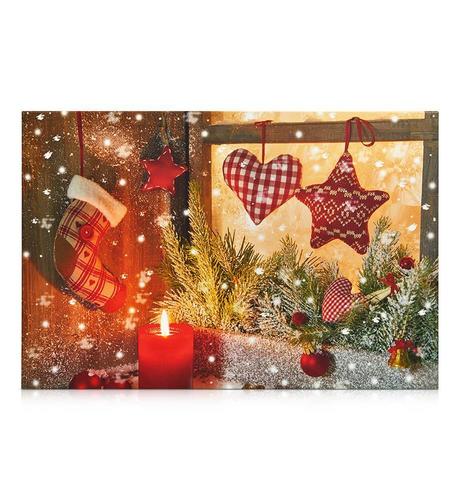 Skontrolujte LED obraz na plátne Markslojd Polen MOTIV viacfarebný 40x60 cm 704359